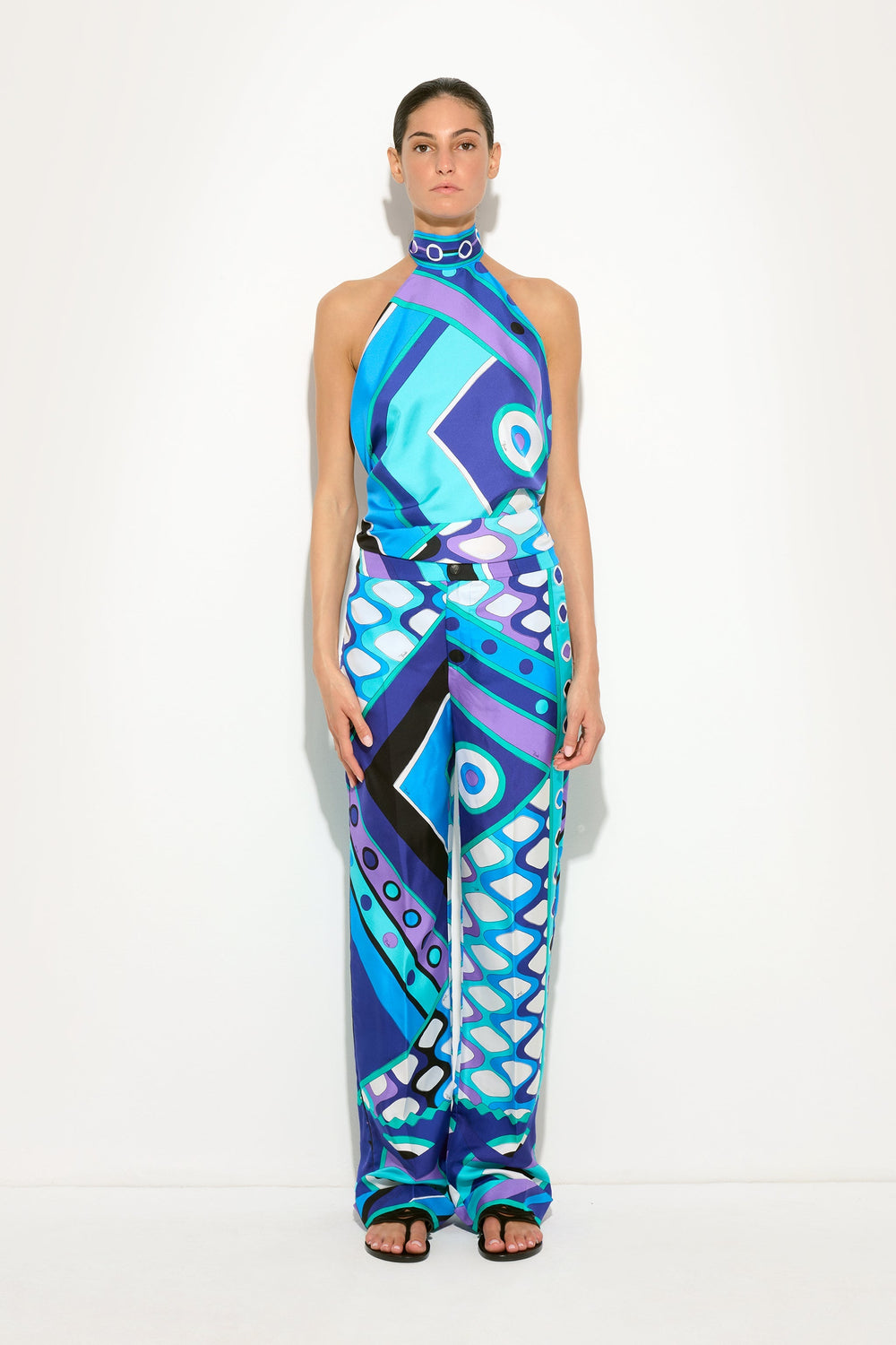 Vivara Print Silk Pants
 WOMAN Pucci