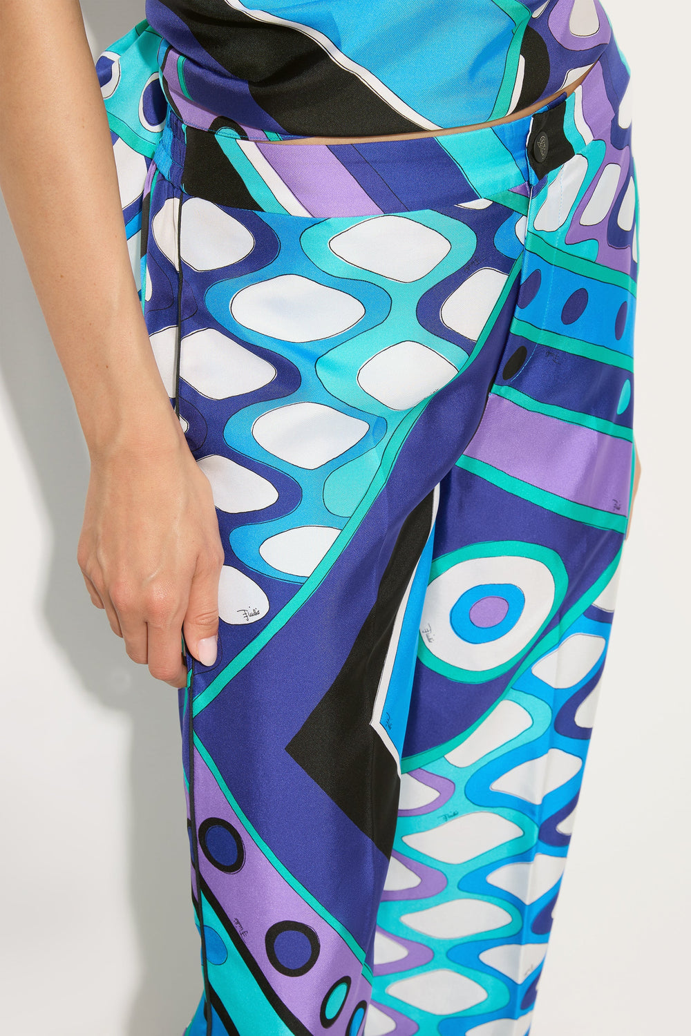 Vivara Print Silk Pants
 WOMAN Pucci