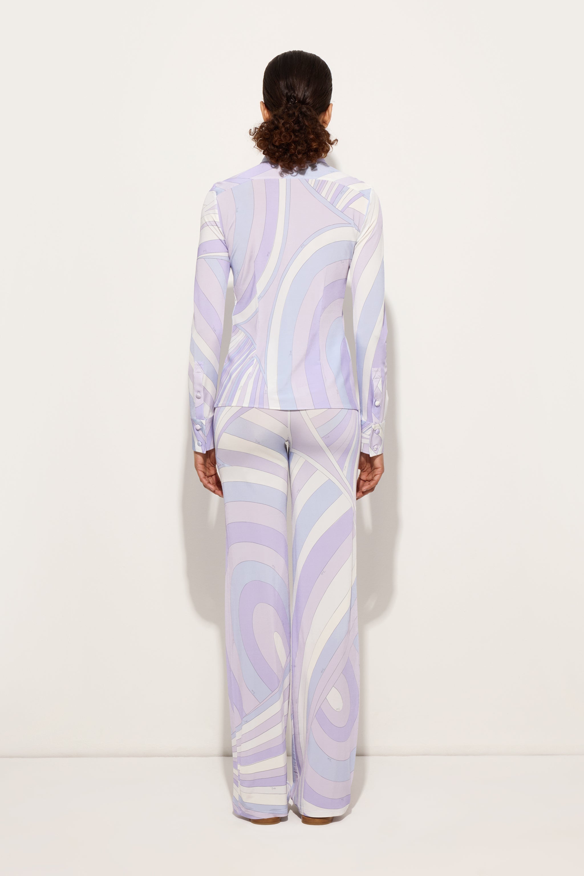 Iride Print Straight Trousers
 WOMAN Pucci