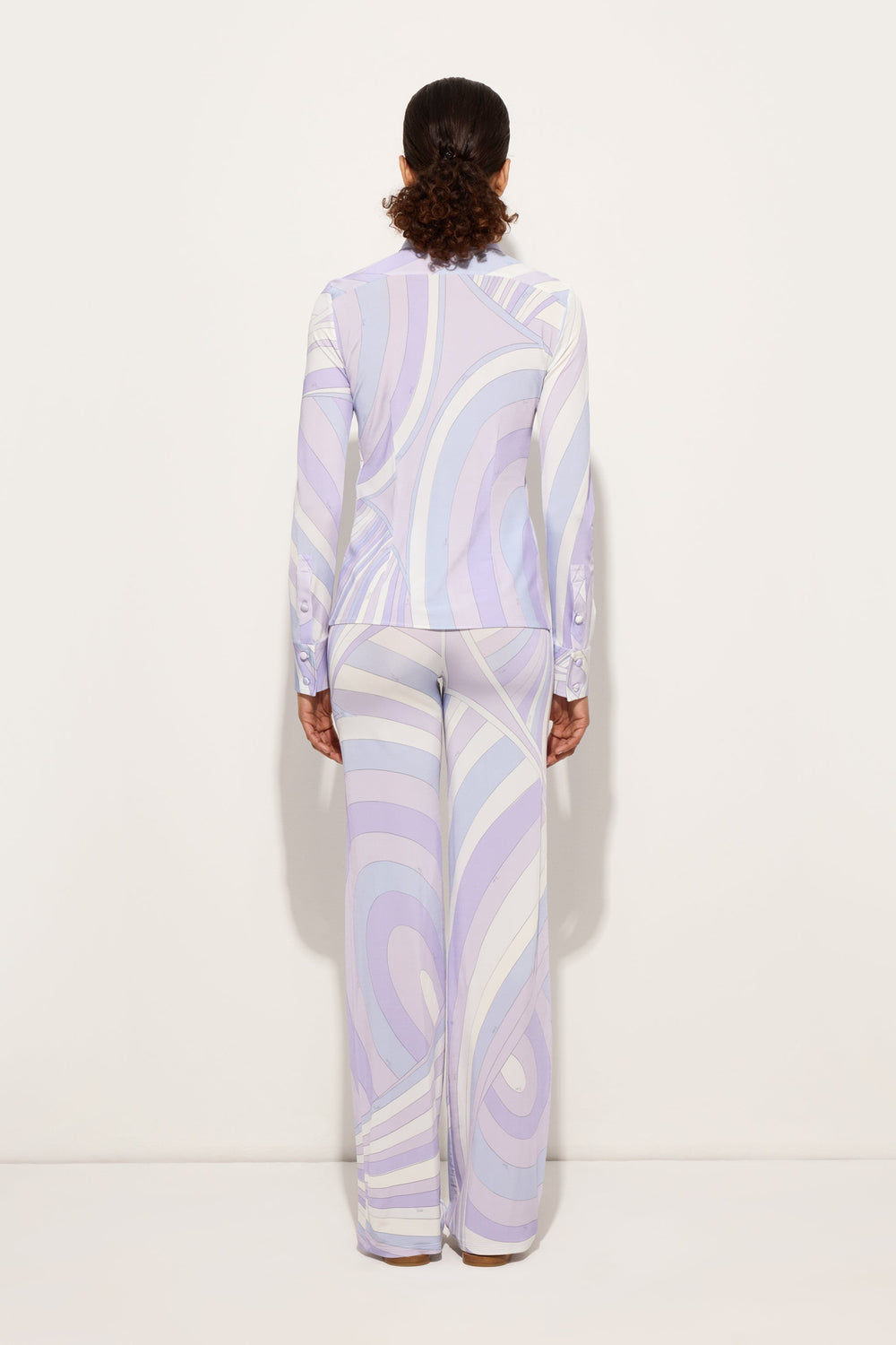 Iride Print Straight Trousers
 WOMAN Pucci