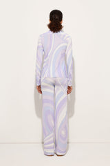 Iride Print Straight Trousers
 WOMAN Pucci