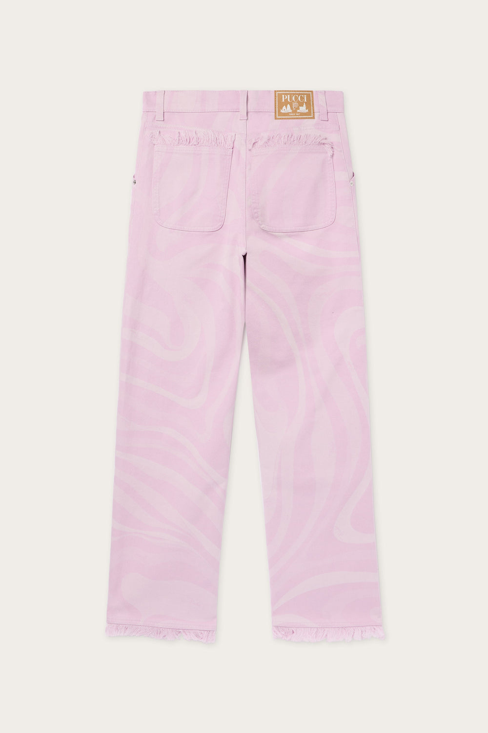 Marmo Print Wide Leg Denim
 WOMAN Pucci