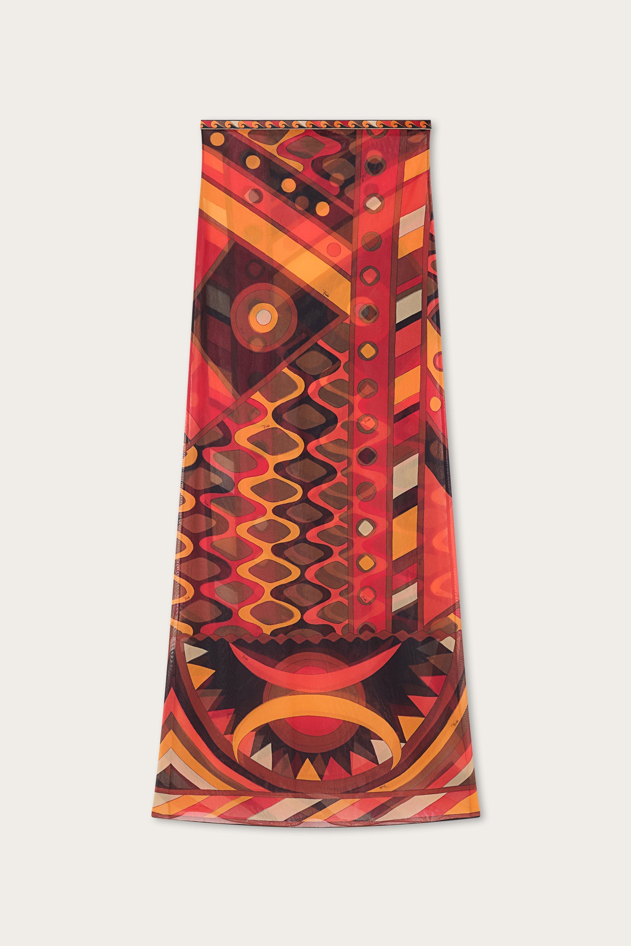 Vivara Print Long Tulle Skirt
 WOMAN Pucci