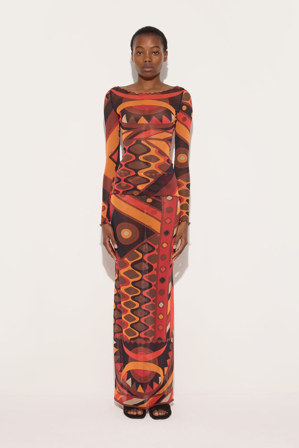 Vivara Print Long Tulle Skirt
 WOMAN Pucci