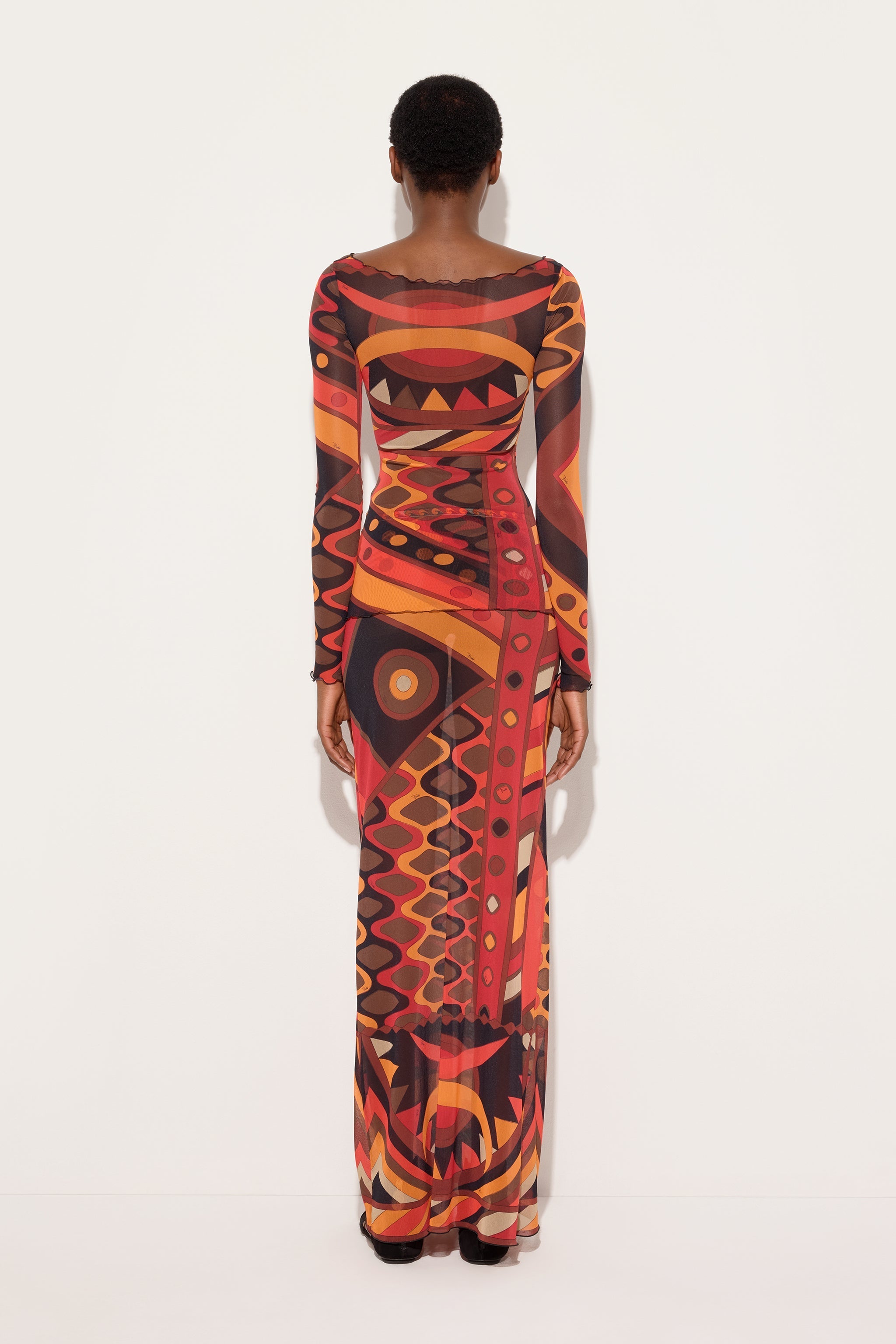 Vivara Print Long Tulle Skirt
 WOMAN Pucci