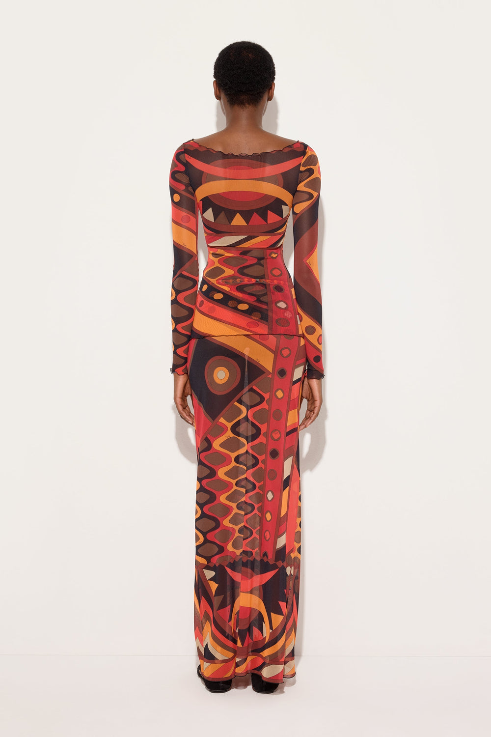 Vivara Print Long Tulle Skirt
 WOMAN Pucci