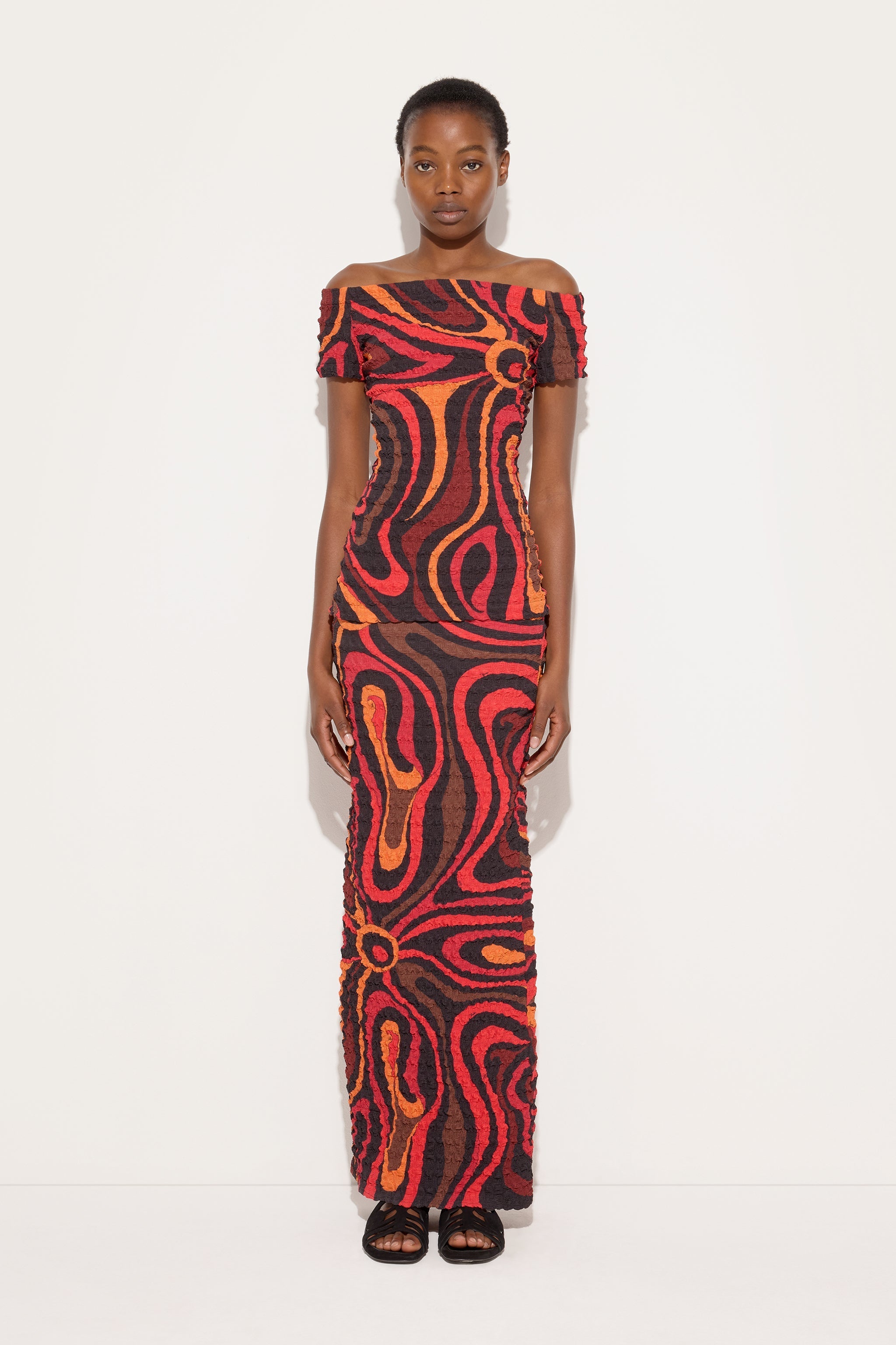 Marmo Print Shibori Skirt
 WOMAN Pucci