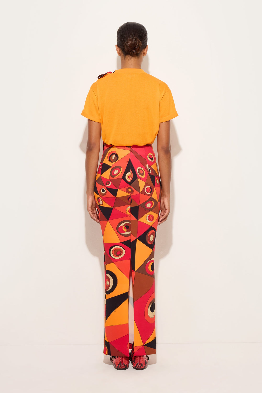 Occhi Print Long Skirt
 WOMAN Pucci