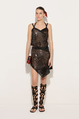 Embroidered Tulle Scarf Skirt
 WOMAN Pucci