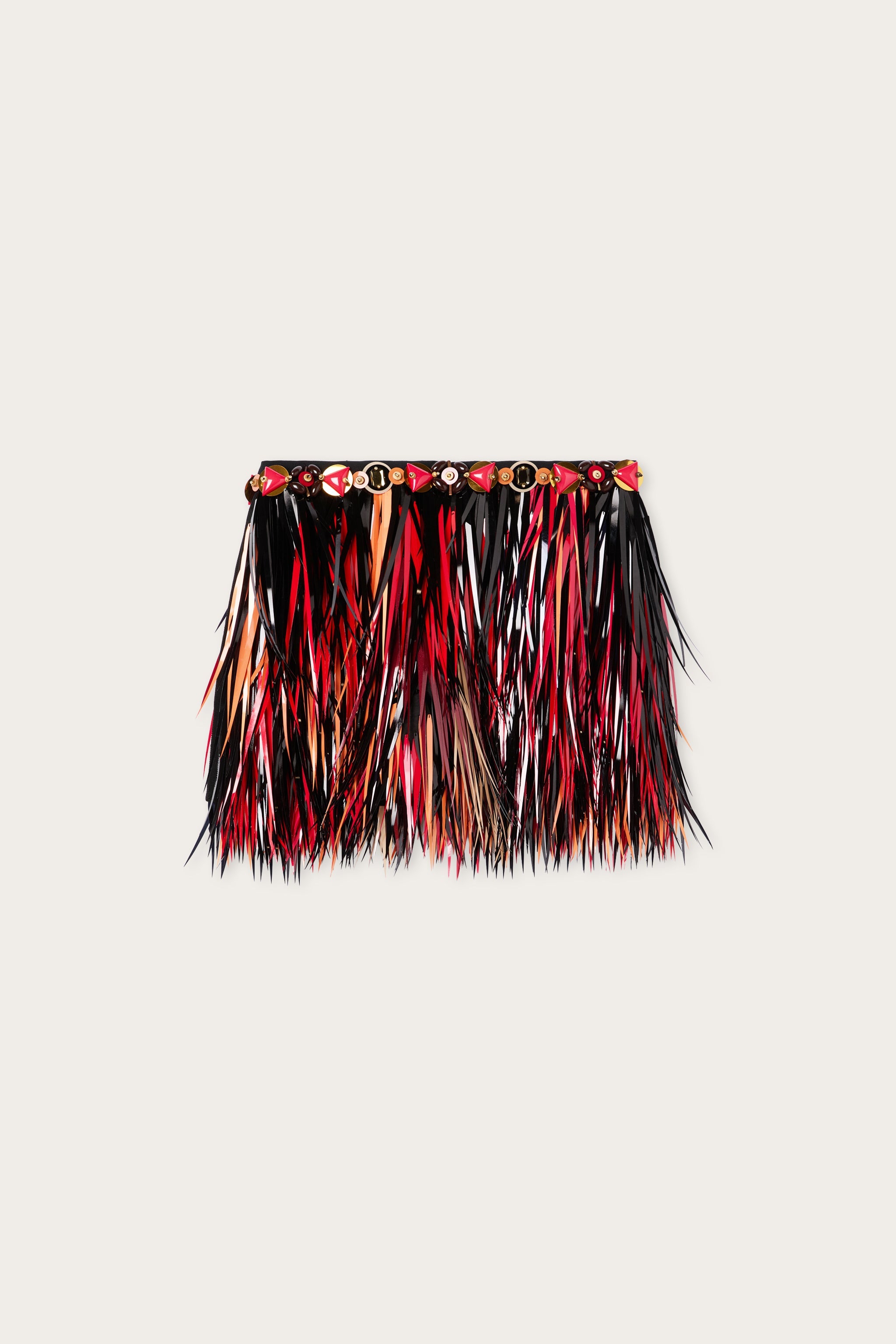 Embroidered Skirt with Jeweled Belt
 WOMAN Pucci