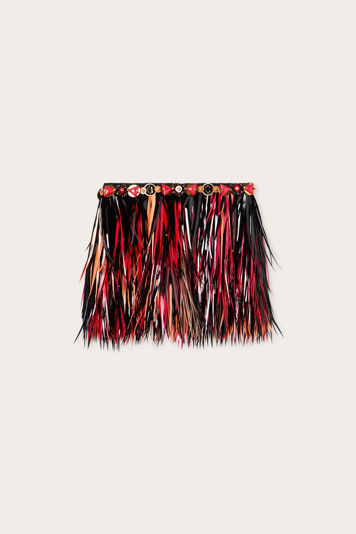 Embroidered Skirt with Jeweled Belt
 WOMAN Pucci