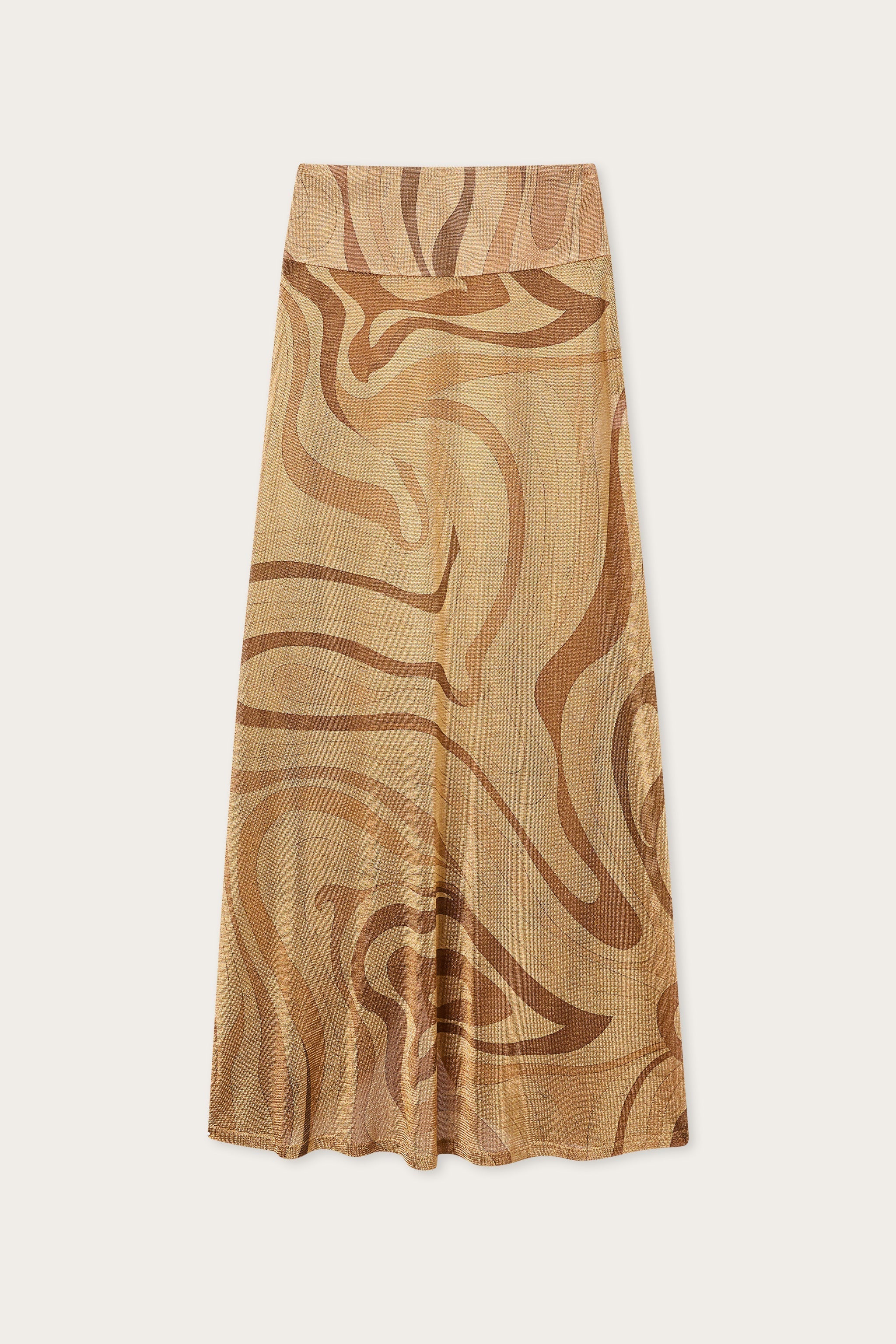 Marmo Print Lamè Skirt
 WOMAN Pucci