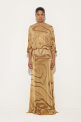 Marmo Print Lamè Skirt
 WOMAN Pucci