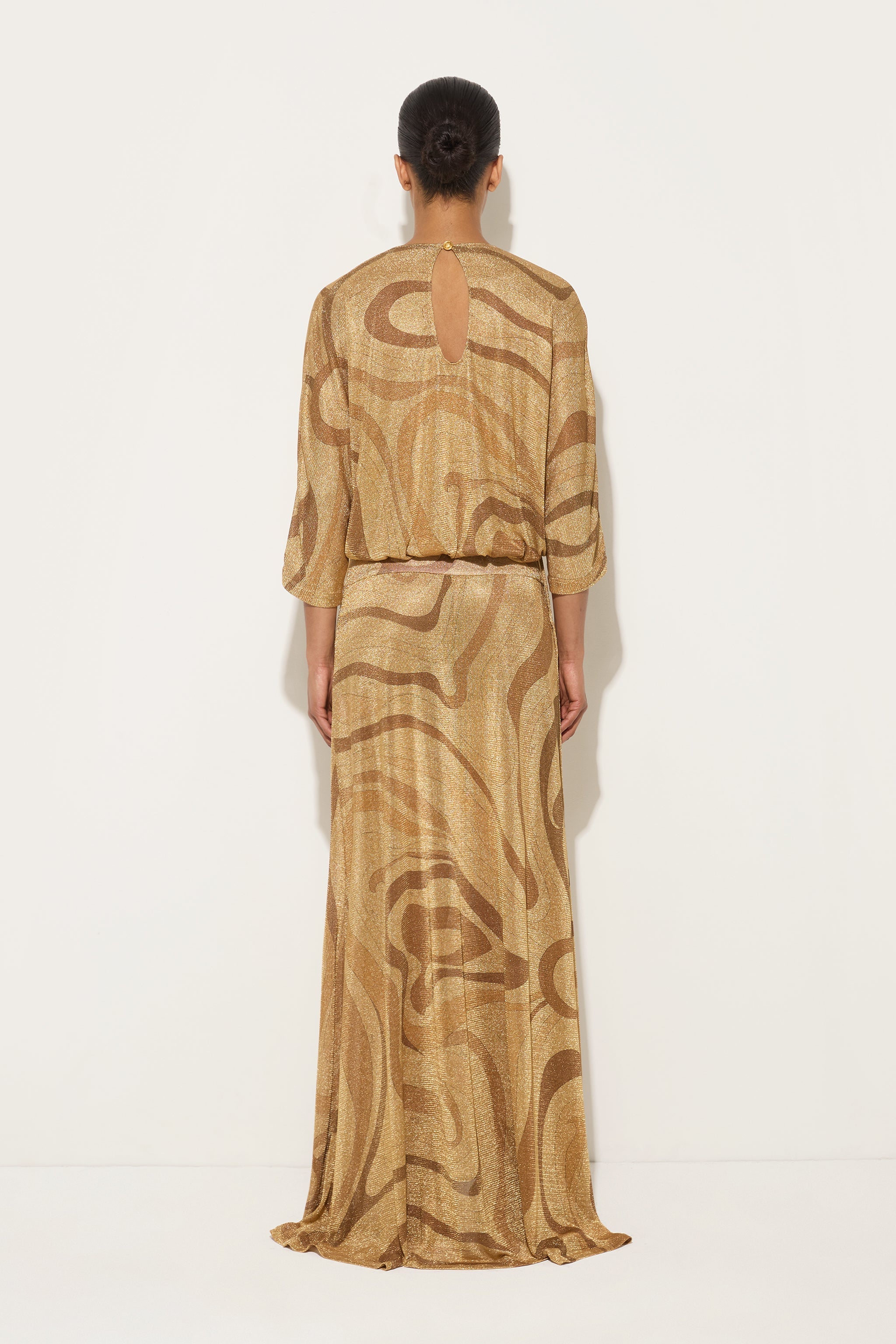 Marmo Print Lamè Skirt
 WOMAN Pucci
