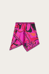 Orchidee Print Silk Scarf Skirt
 WOMAN Pucci