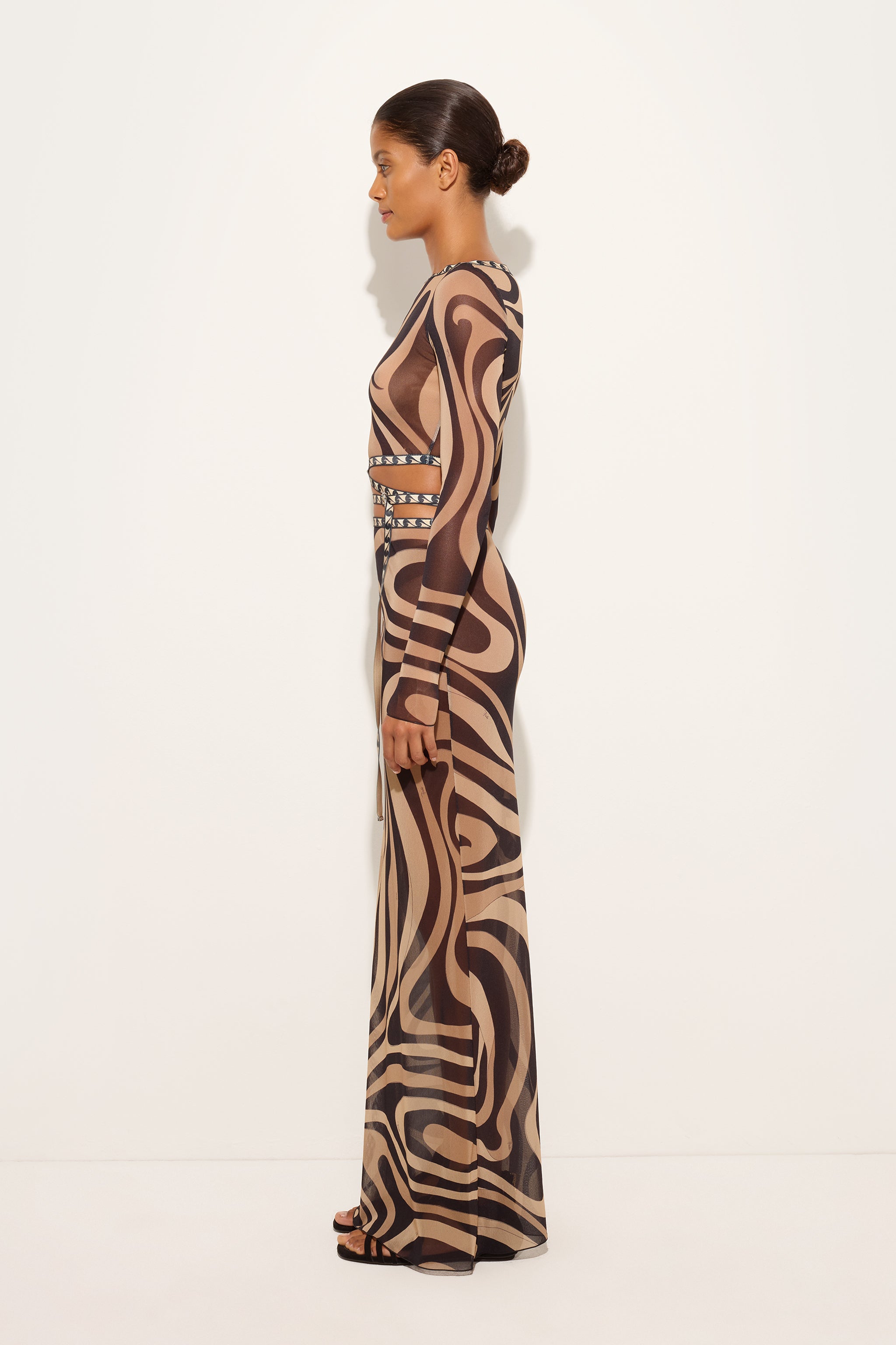 Marmo Print Long Tulle Skirt
 WOMAN Pucci