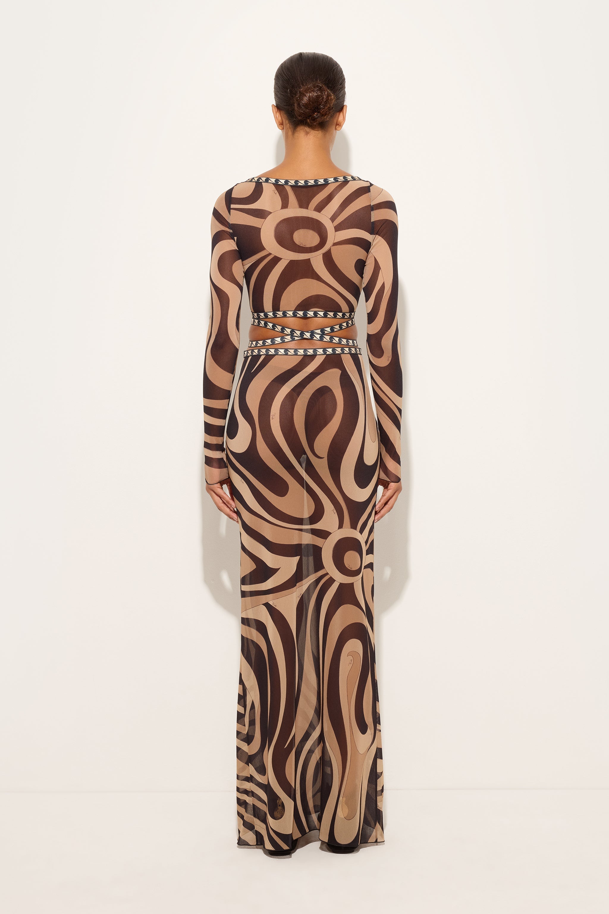 Marmo Print Long Tulle Skirt
 WOMAN Pucci