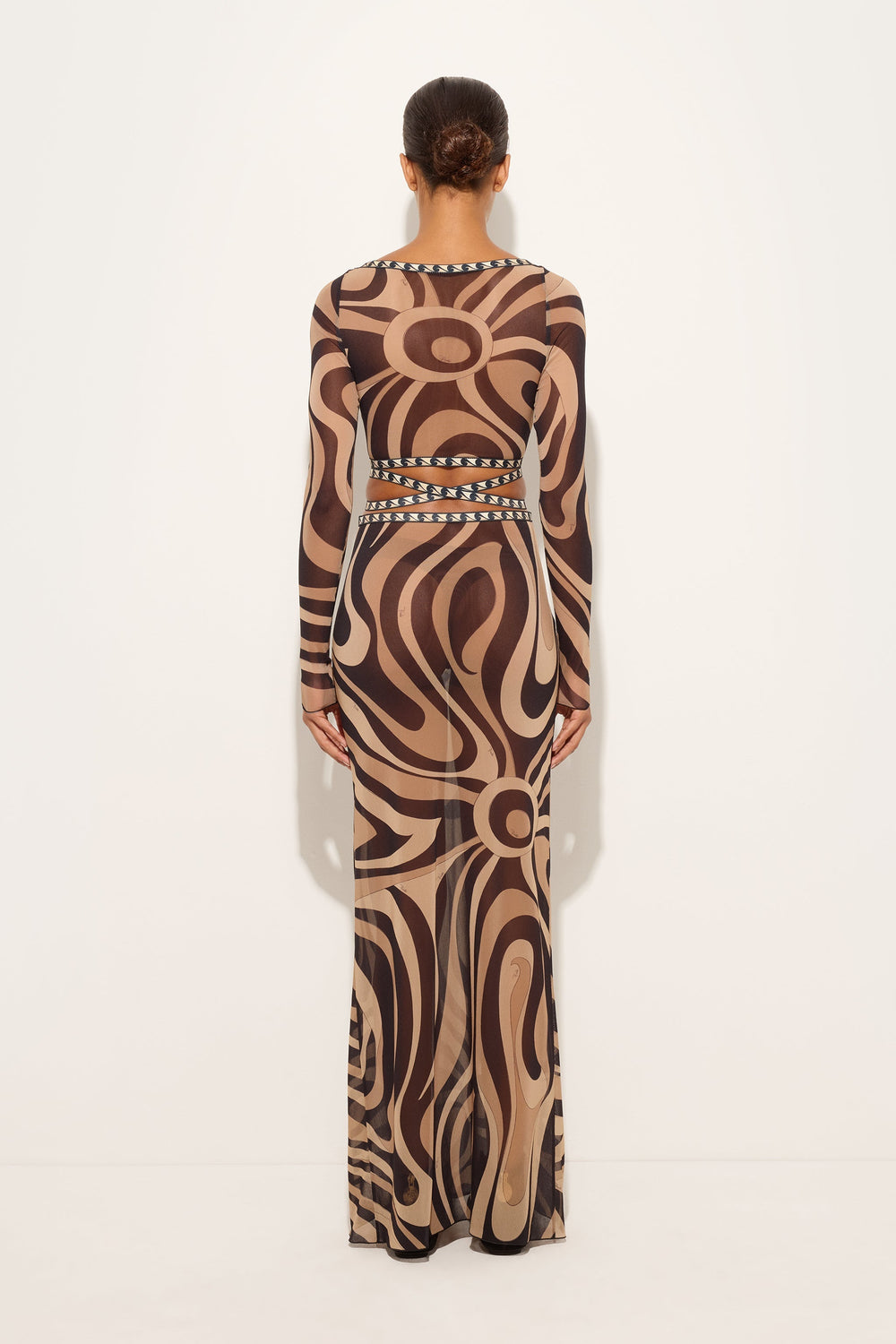 Marmo Print Long Tulle Skirt
 WOMAN Pucci