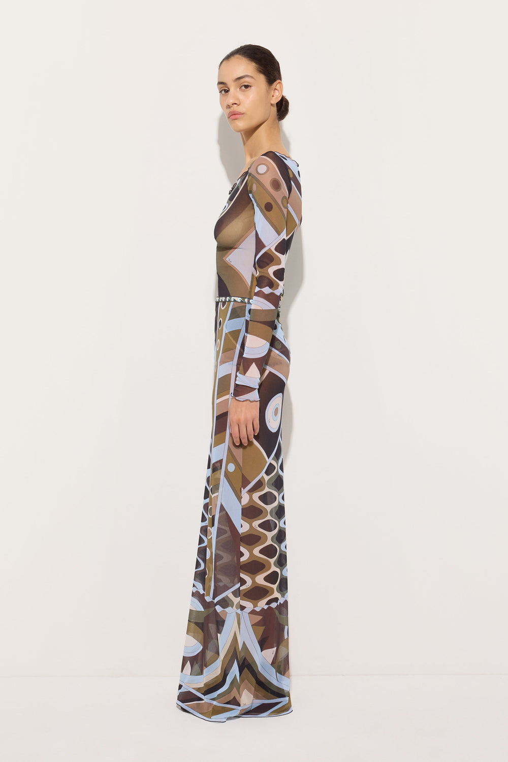 Vivara Print Long Tulle Skirt
 WOMAN Pucci