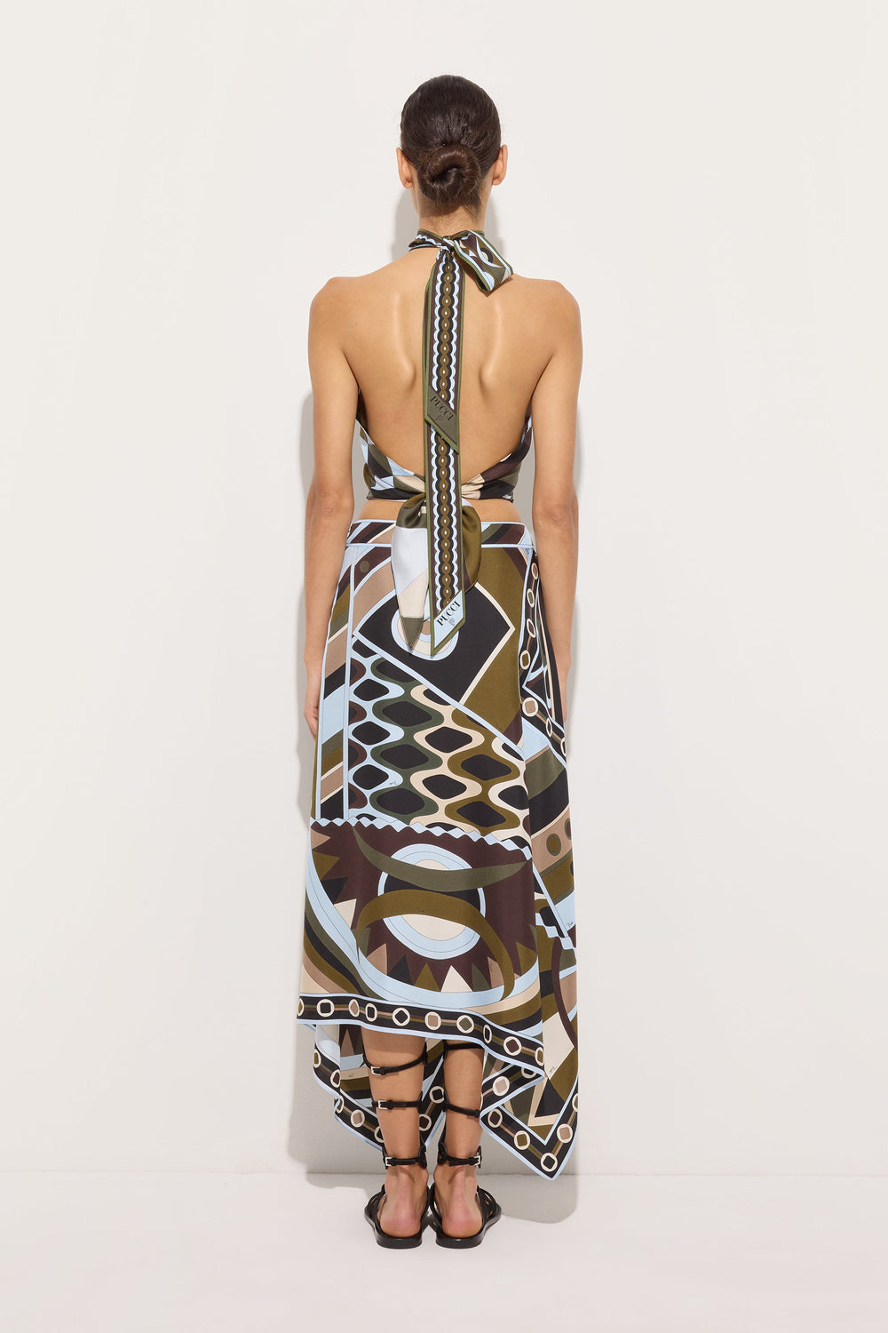 Vivara Print Silk Scarf Skirt
 WOMAN Pucci