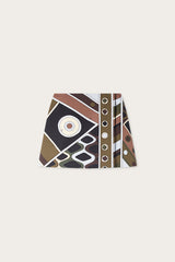 Vivara Print Cool Wool Skirt
 WOMAN Pucci