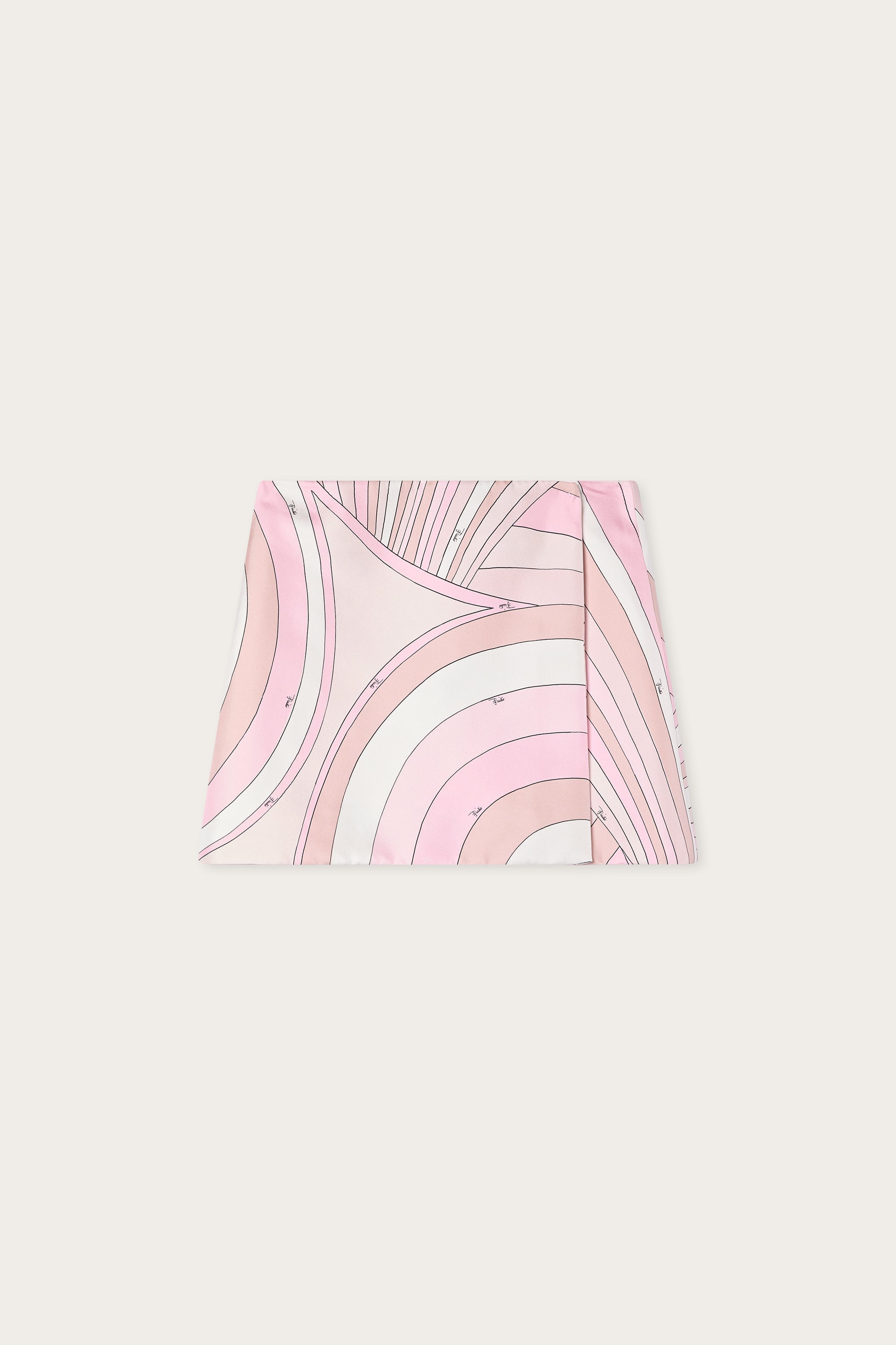 Iride Print Silk Wrap Skirt
 WOMAN Pucci