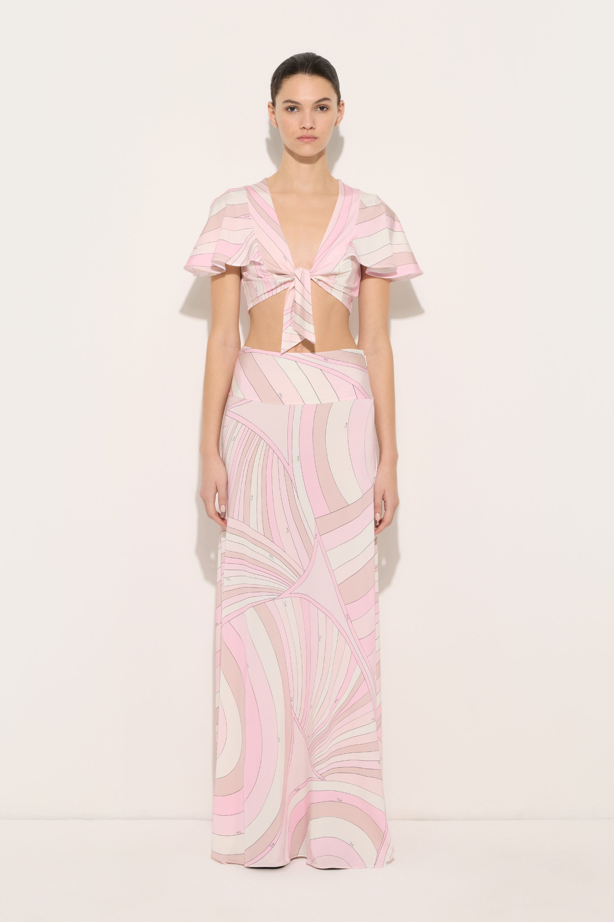Iride Print Jersey Skirt
 WOMAN Pucci