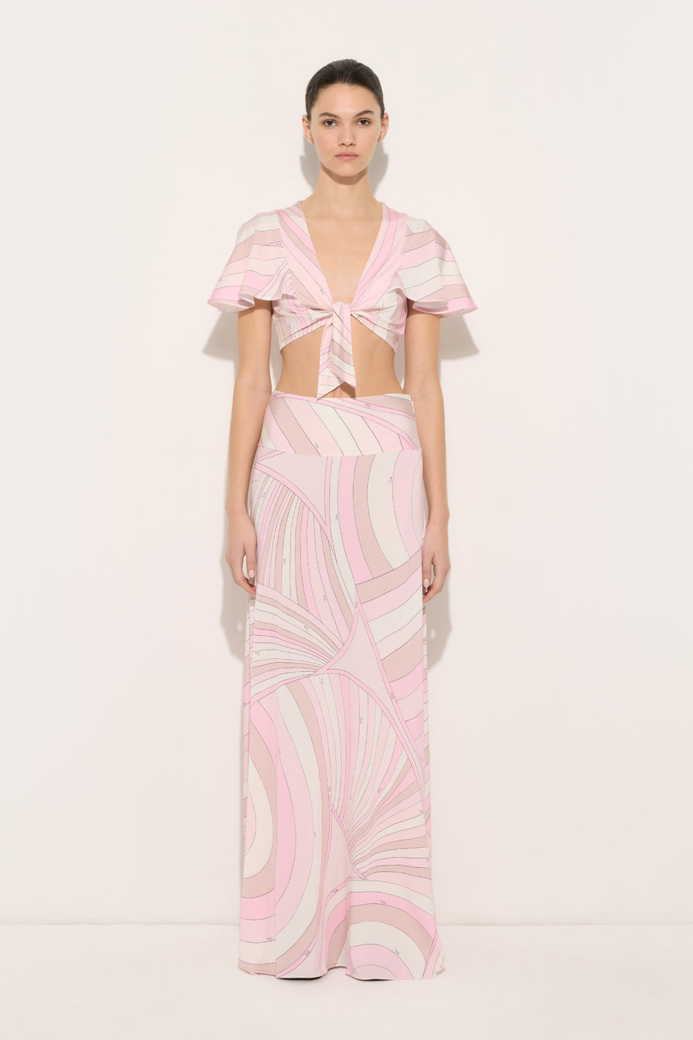 Iride Print Jersey Skirt
 WOMAN Pucci