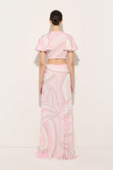 Iride Print Jersey Skirt
 WOMAN Pucci