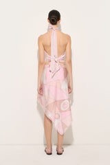 Occhi Print Asymmetrical Silk Skirt
 WOMAN Pucci