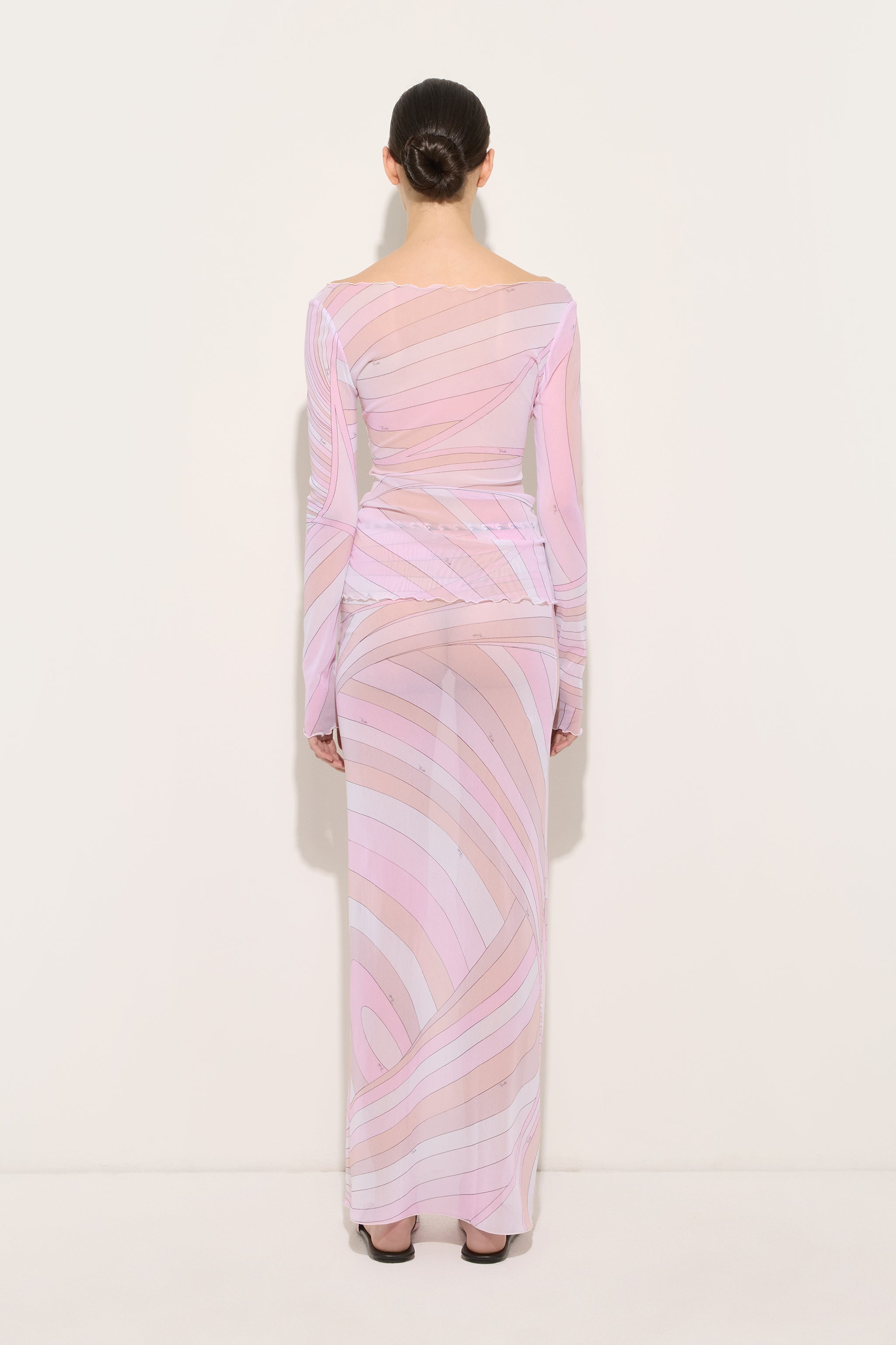 Iride Print Tulle Skirt
 WOMAN Pucci