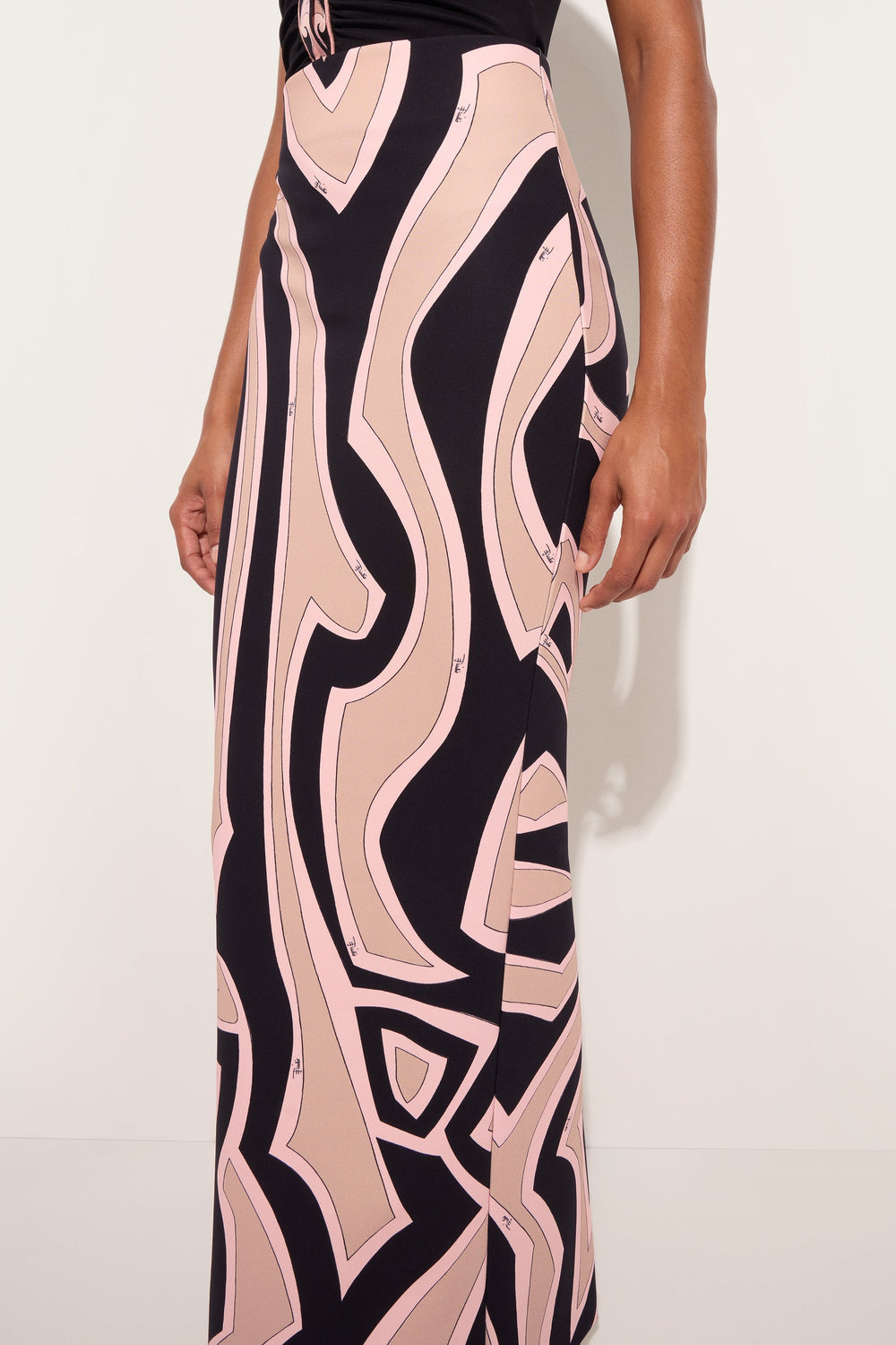 Labirinto Print Long Fitted Skirt
 WOMAN Pucci