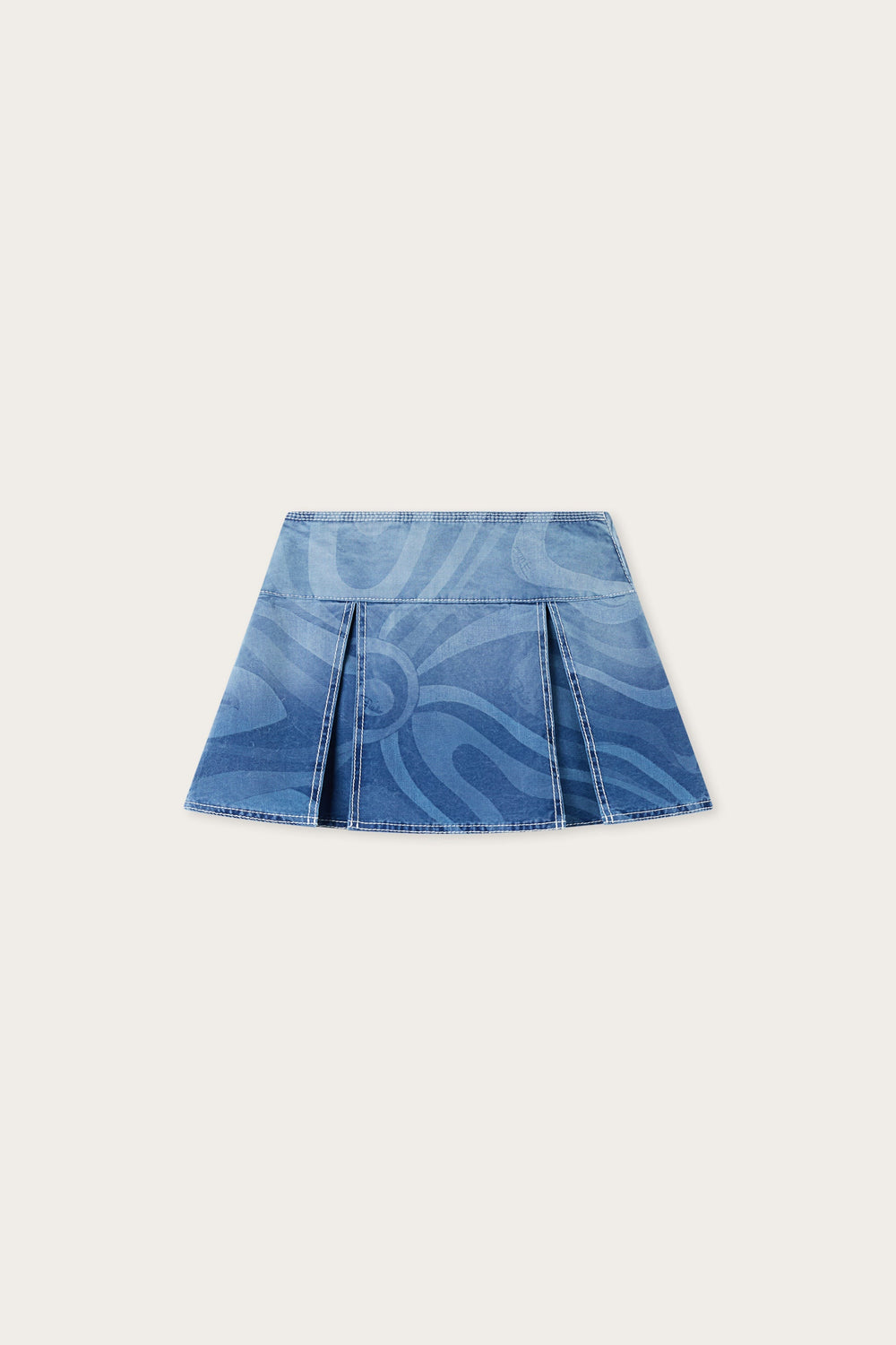 Marmo Print Denim Skirt
 WOMAN Pucci