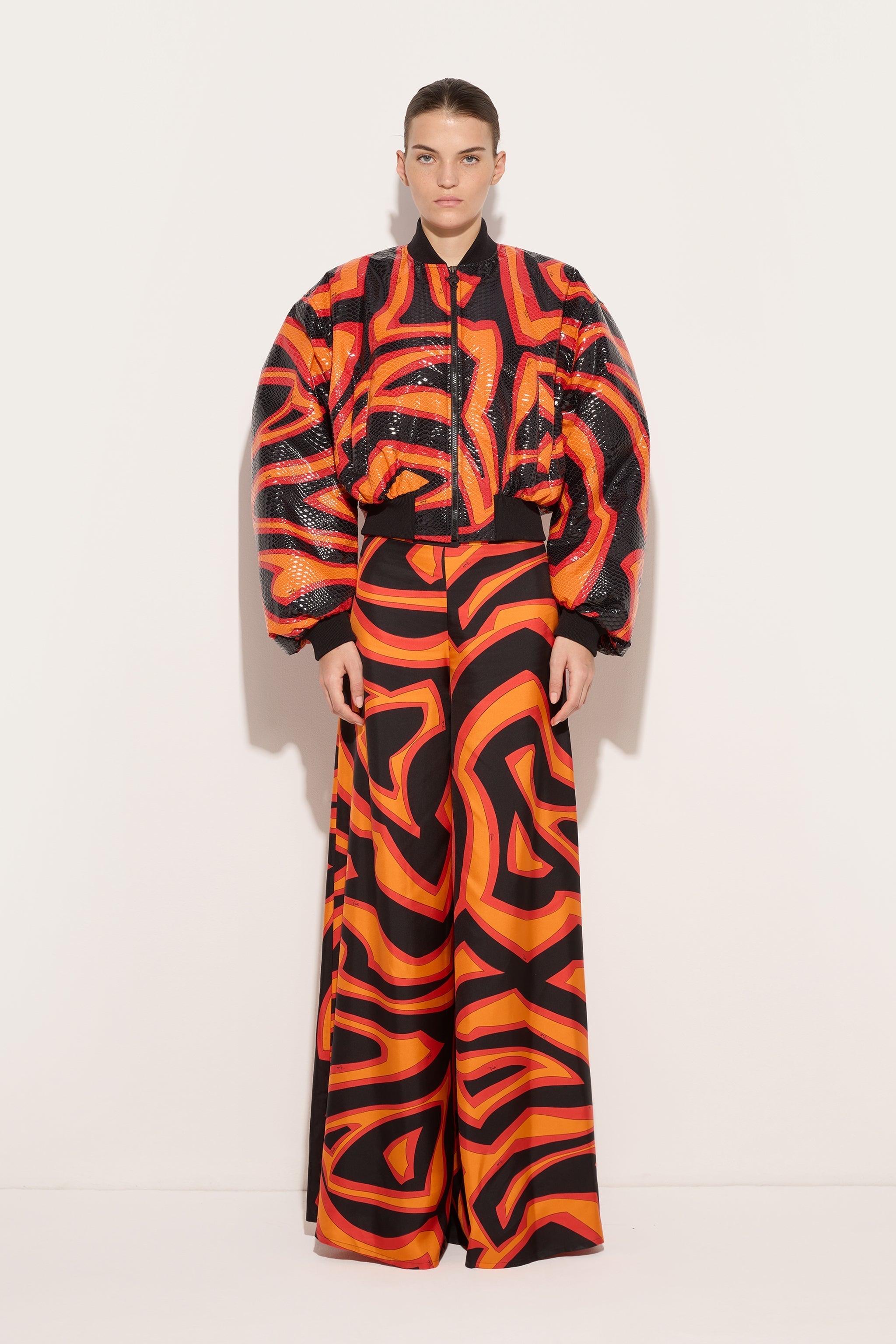 Labirinto Print Bomber Jacket
 WOMAN Pucci