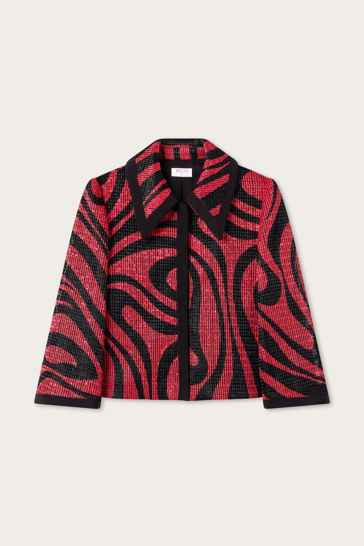 Printed Rafia Net Jacket
 WOMAN Pucci