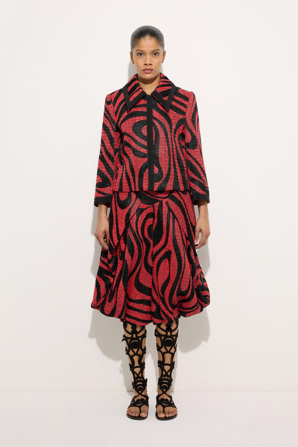 Printed Rafia Net Jacket
 WOMAN Pucci