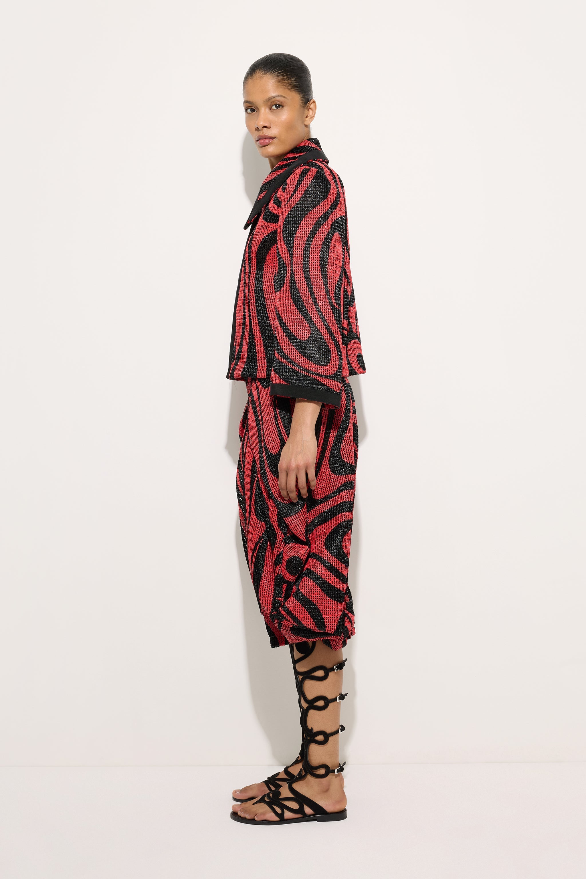 Printed Rafia Net Jacket
 WOMAN Pucci