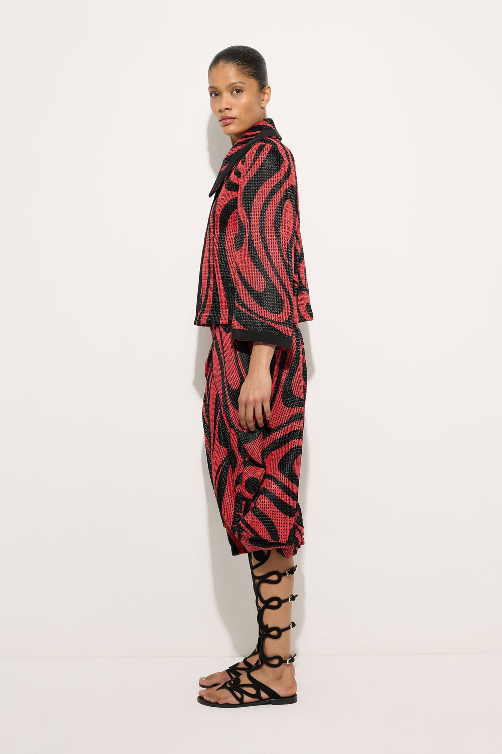 Printed Rafia Net Jacket
 WOMAN Pucci