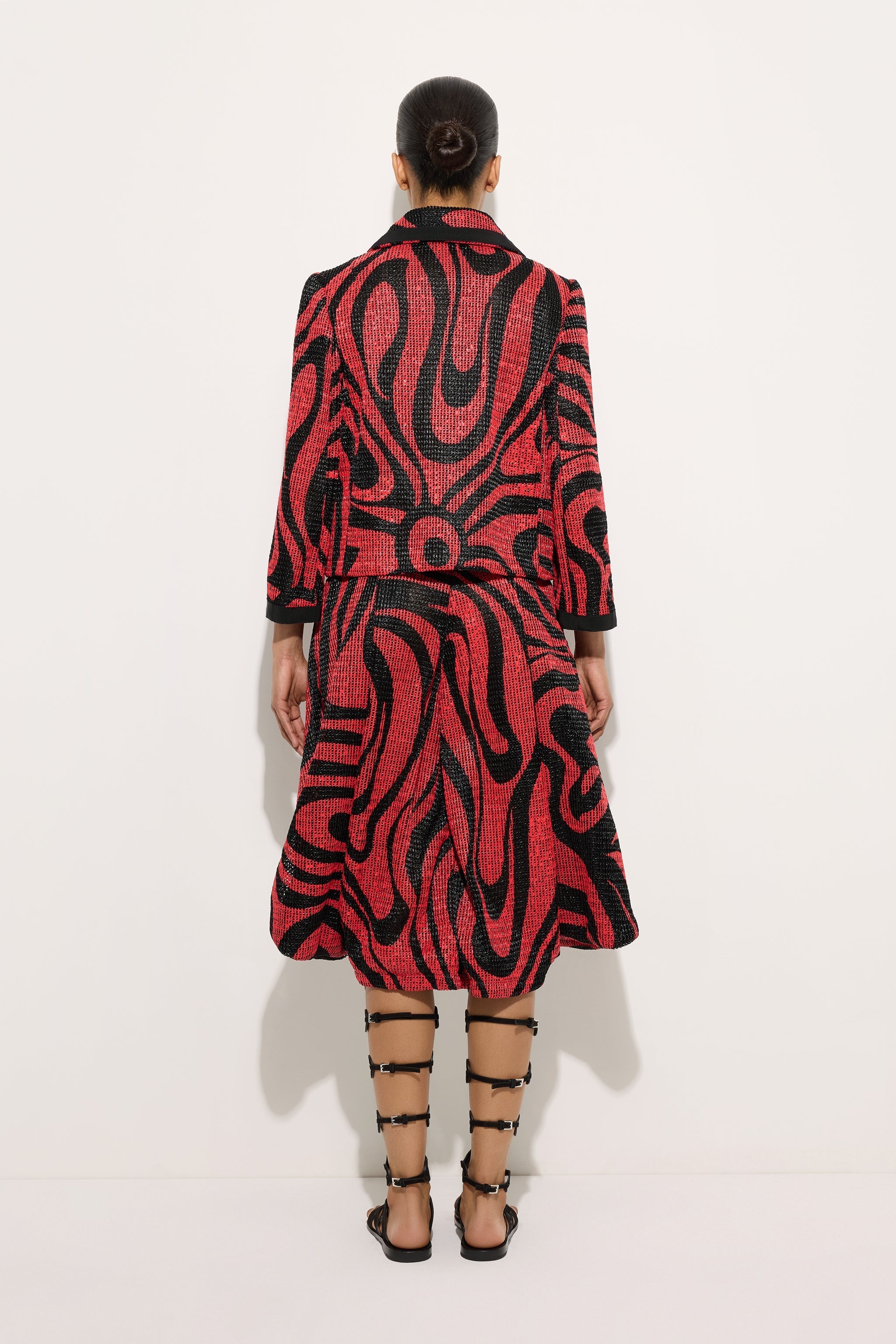 Printed Rafia Net Jacket
 WOMAN Pucci