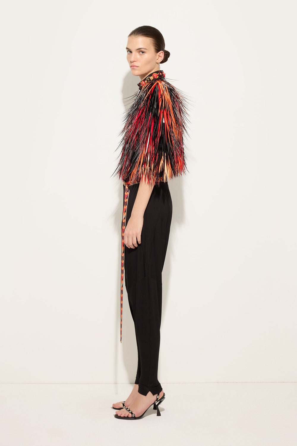 Embroidered Cape Jacket
 WOMAN Pucci