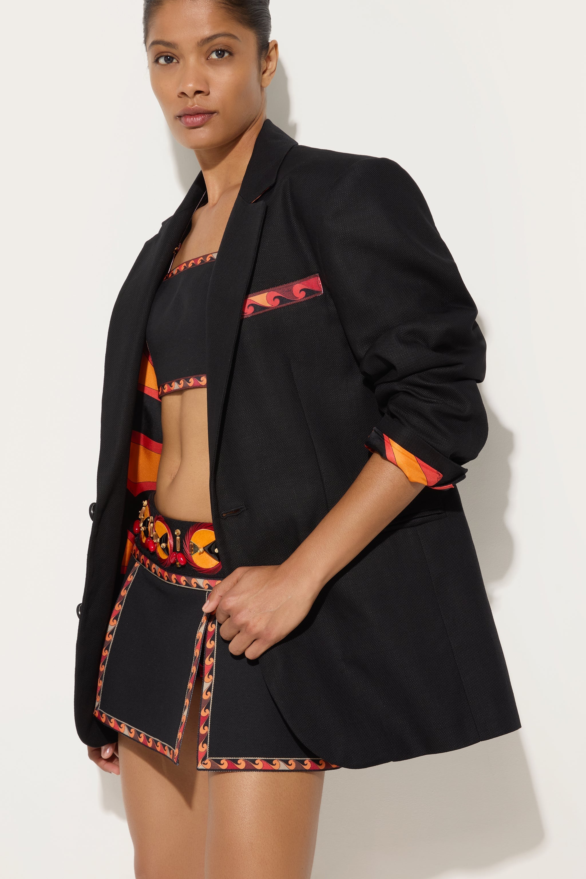 Oversized Cotton Blazer
 WOMAN Pucci
