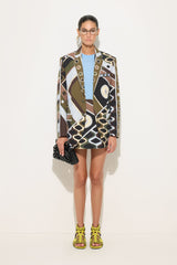 Vivara Print Oversized Jacket in Cool Wool
 WOMAN Pucci