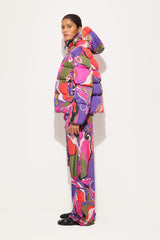 Orchidee Print Down Jacket
 WOMAN Pucci