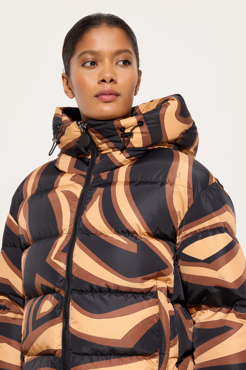 Labirinto Print Down Jacket
 WOMAN Pucci
