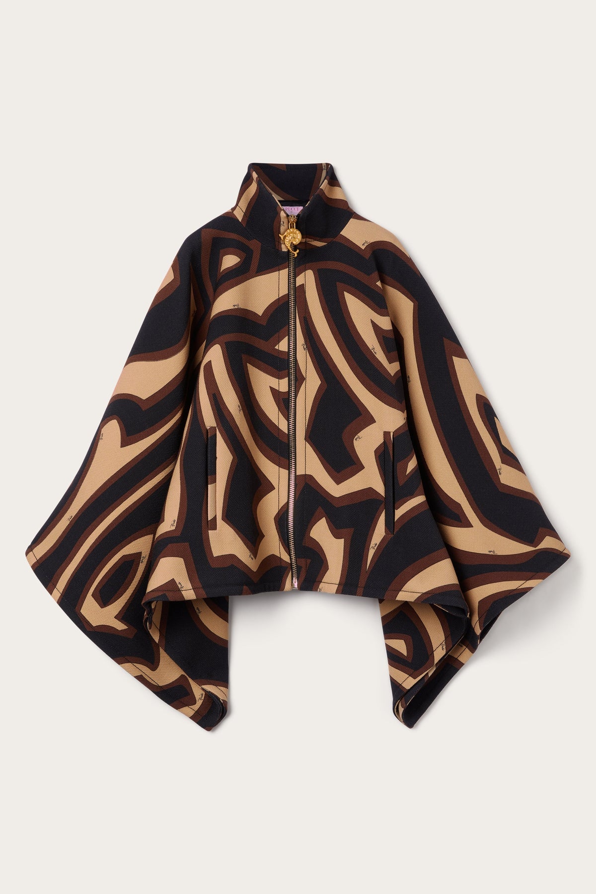 Labirinto Print Grand Poudre Cape
 WOMAN Pucci