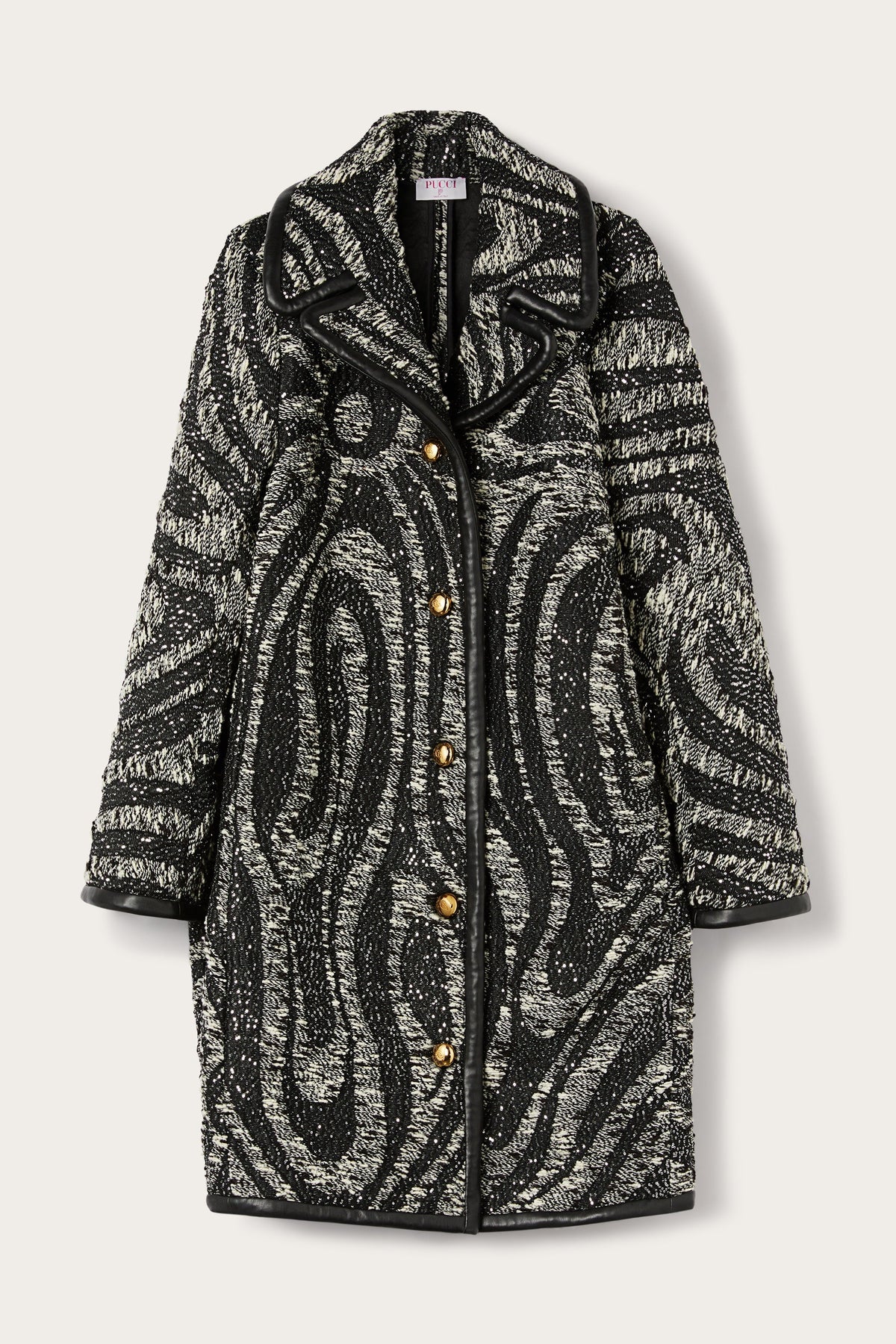 Tweed Coat with Marmo Pattern
 WOMAN Pucci