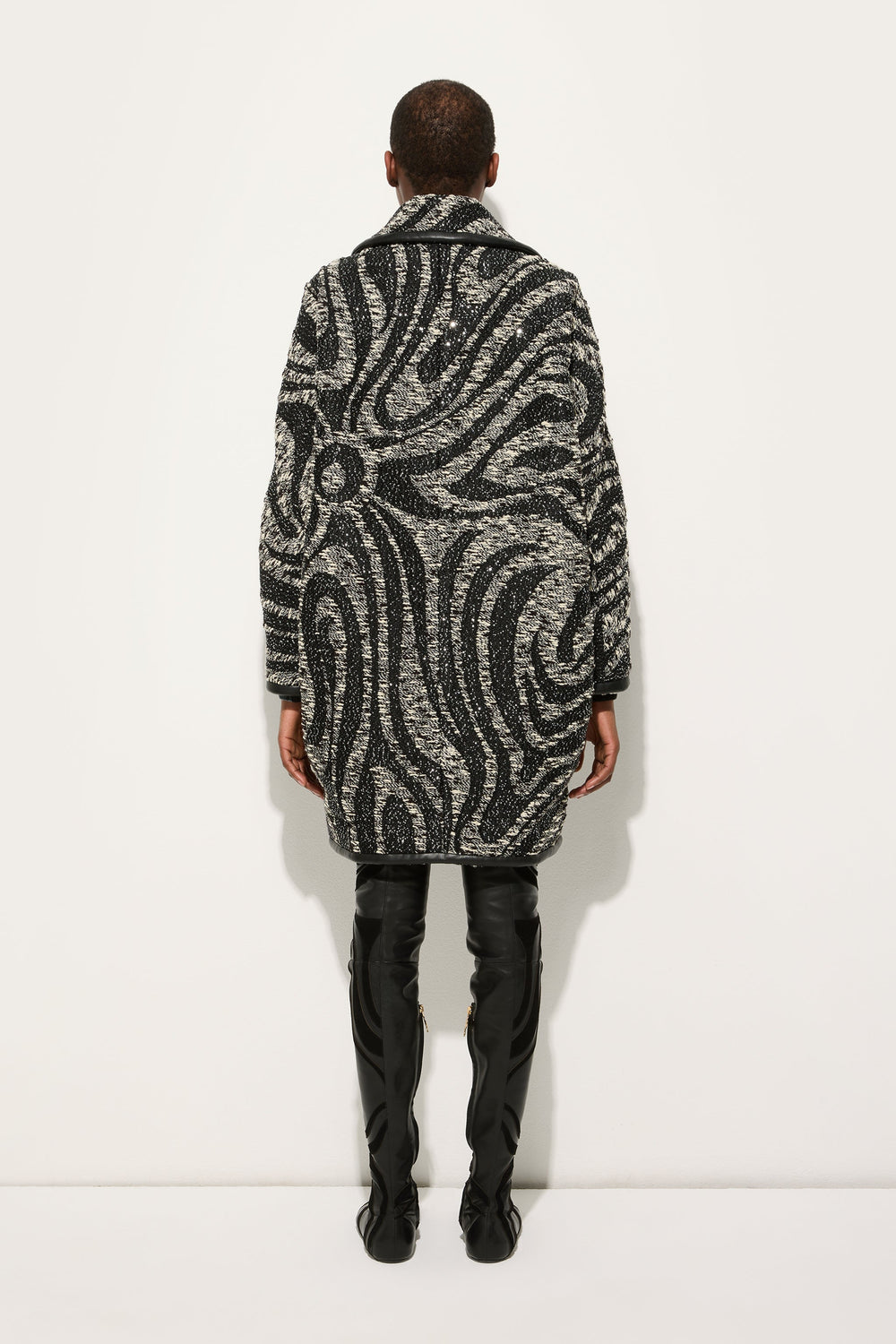 Tweed Coat with Marmo Pattern
 WOMAN Pucci