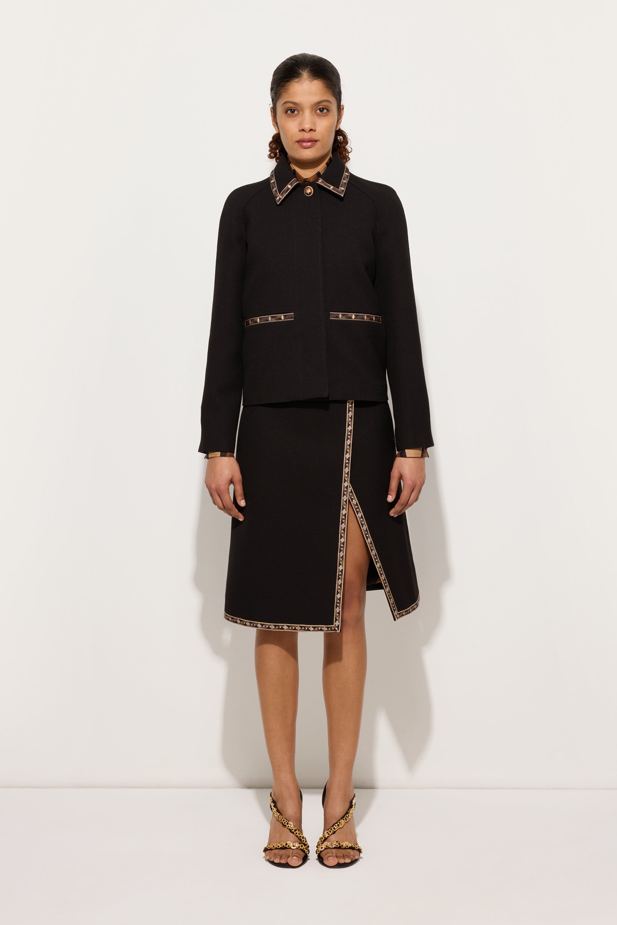 Poudre Jacket with Printed Details
 WOMAN Pucci