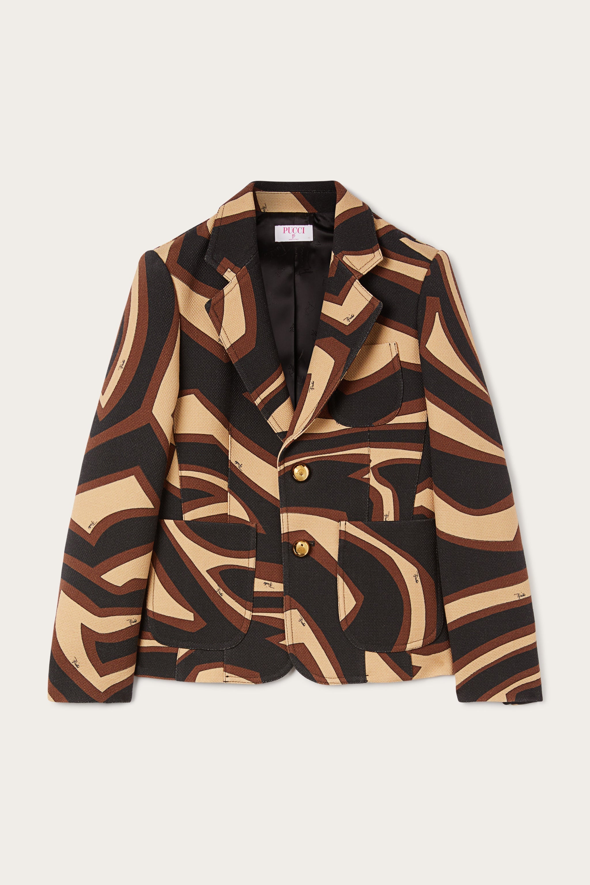 Labirinto Print Grand Poudre Jacket
 WOMAN Pucci
