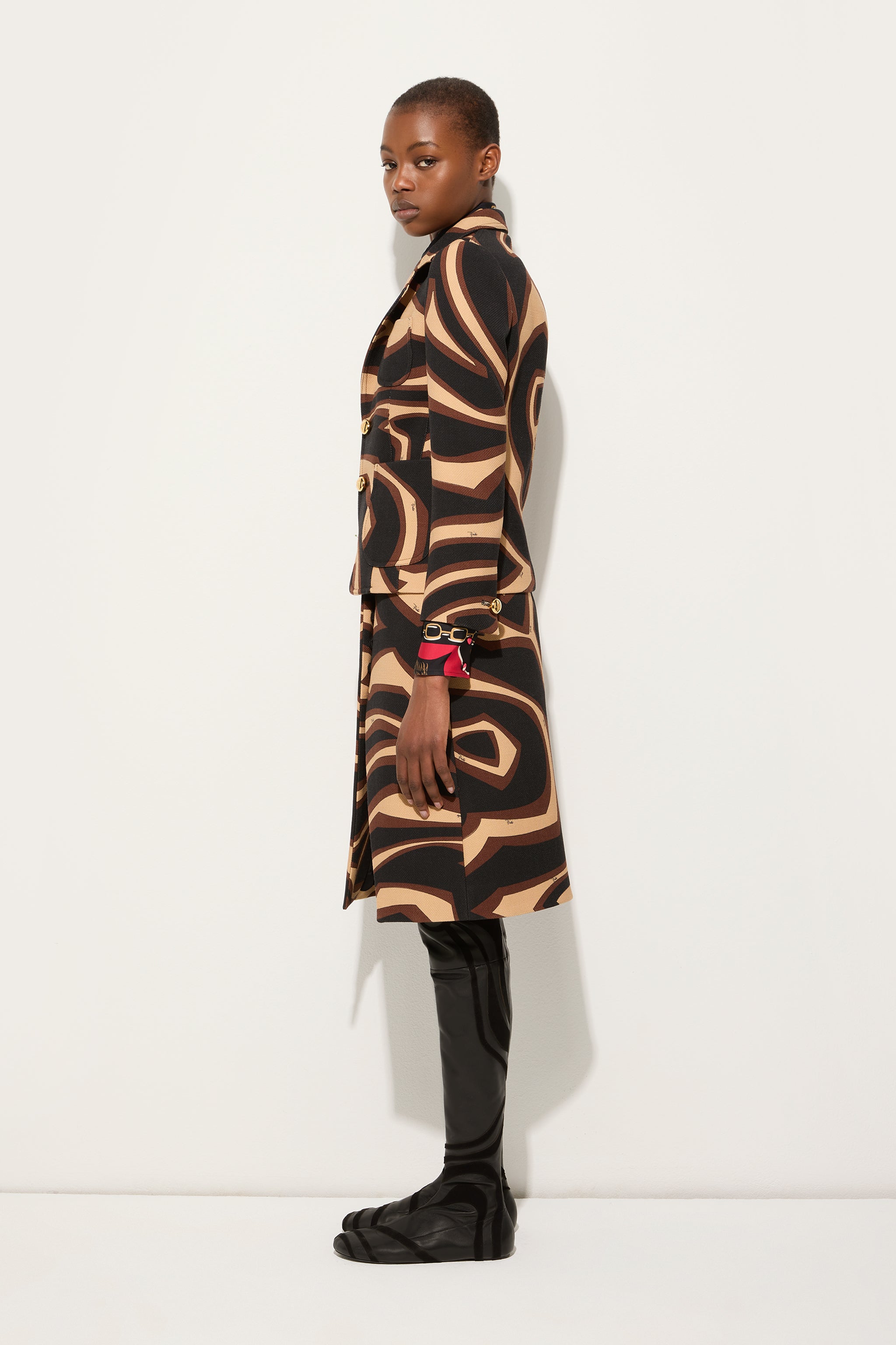 Labirinto Print Grand Poudre Jacket
 WOMAN Pucci